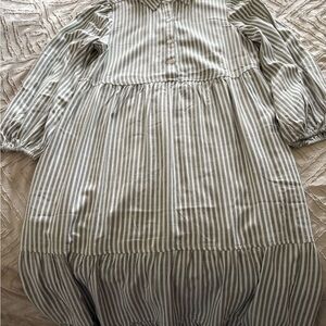 Striped Gray Dress